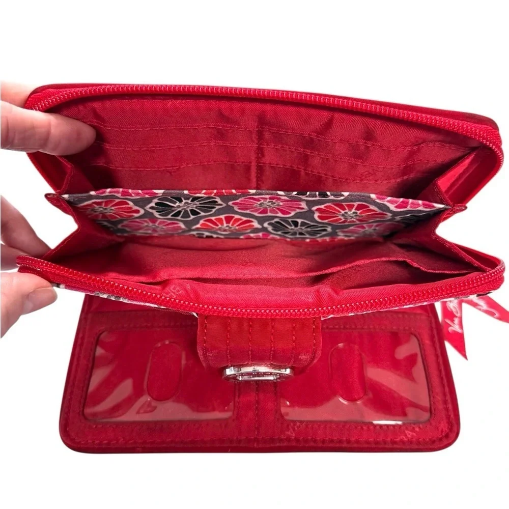 Vera Bradley Red Quilted Wallet GUC